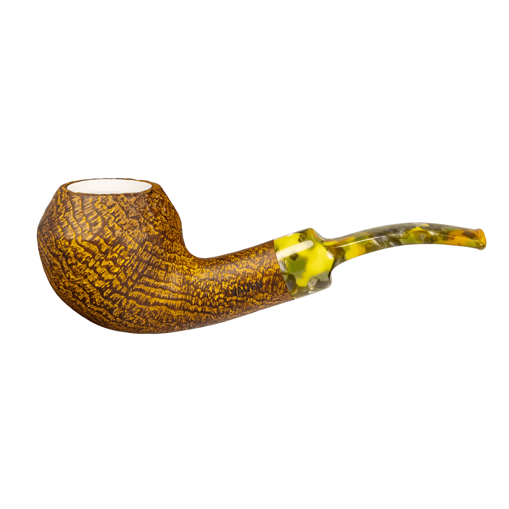 VAUEN CAMO Sandblasted 546 9mm Briar Pipe / Limited + Insert - BRUYEREPIPES