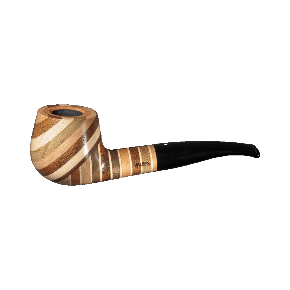 Vauen Hawaii 240 Different Layers of Noble Woods Pipe w. briar wood inlay - Mein Shop