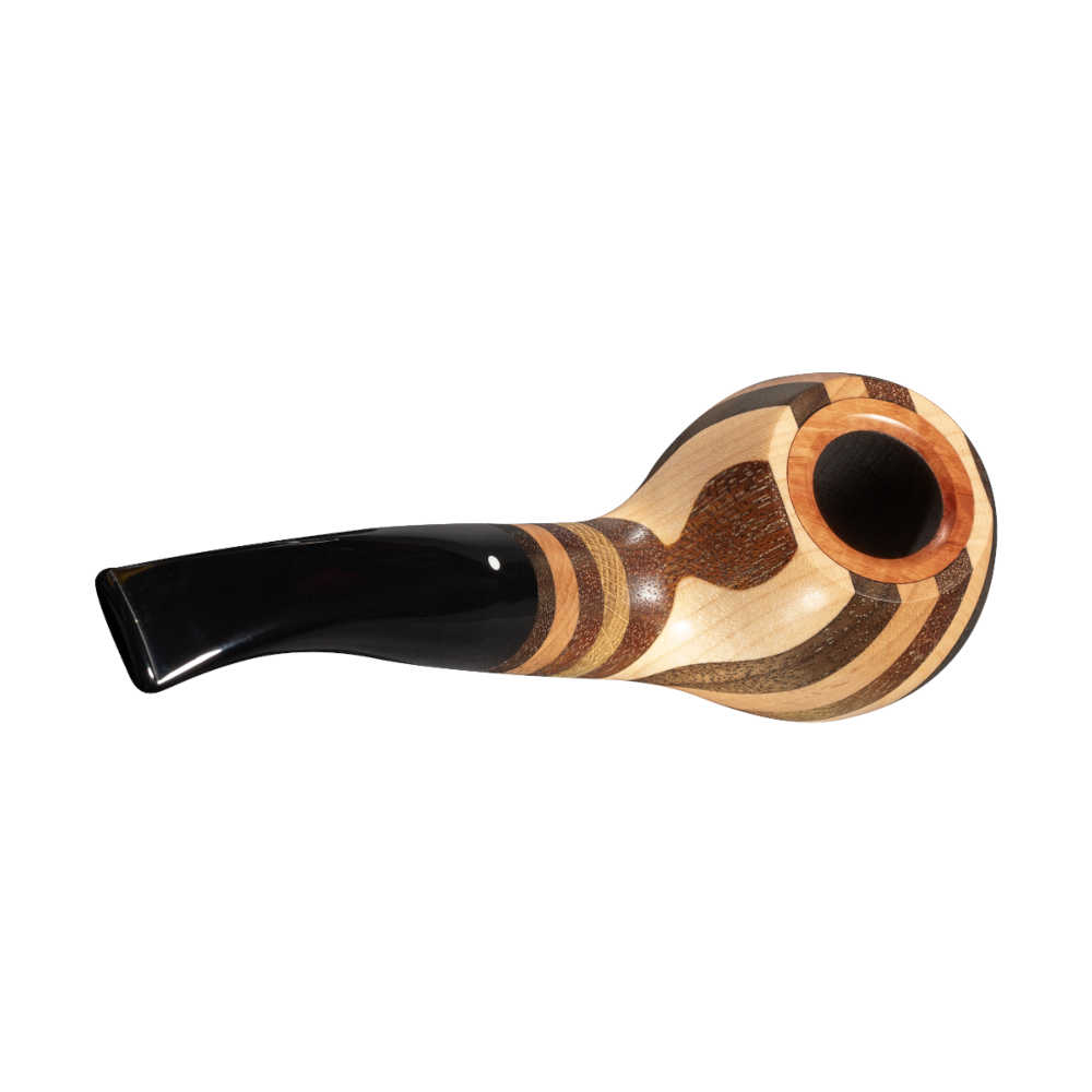Vauen Hawaii 337 Different Layers of Noble Woods Pipe w. briar wood inlay