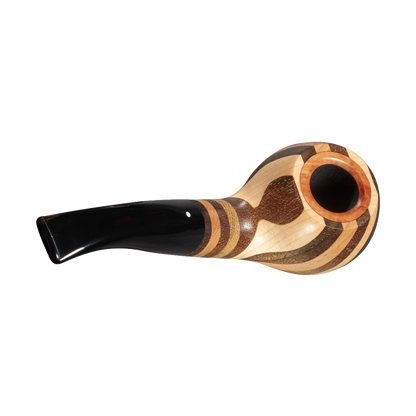 Vauen Hawaii 337 Different Layers of Noble Woods Pipe w. briar wood inlay