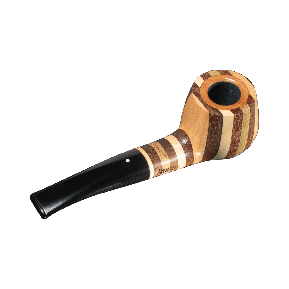 Vauen Hawaii 340 Different Layers of Noble Woods Pipe w. briar wood inlay