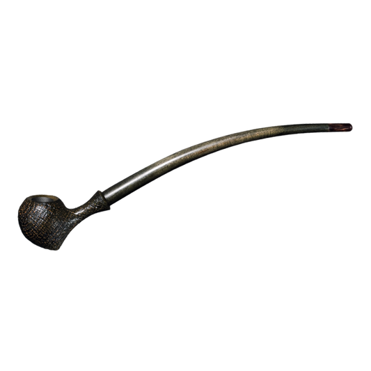 Vauen Auenland Gilg Sandblasted Churchwarden 9mm Pipe