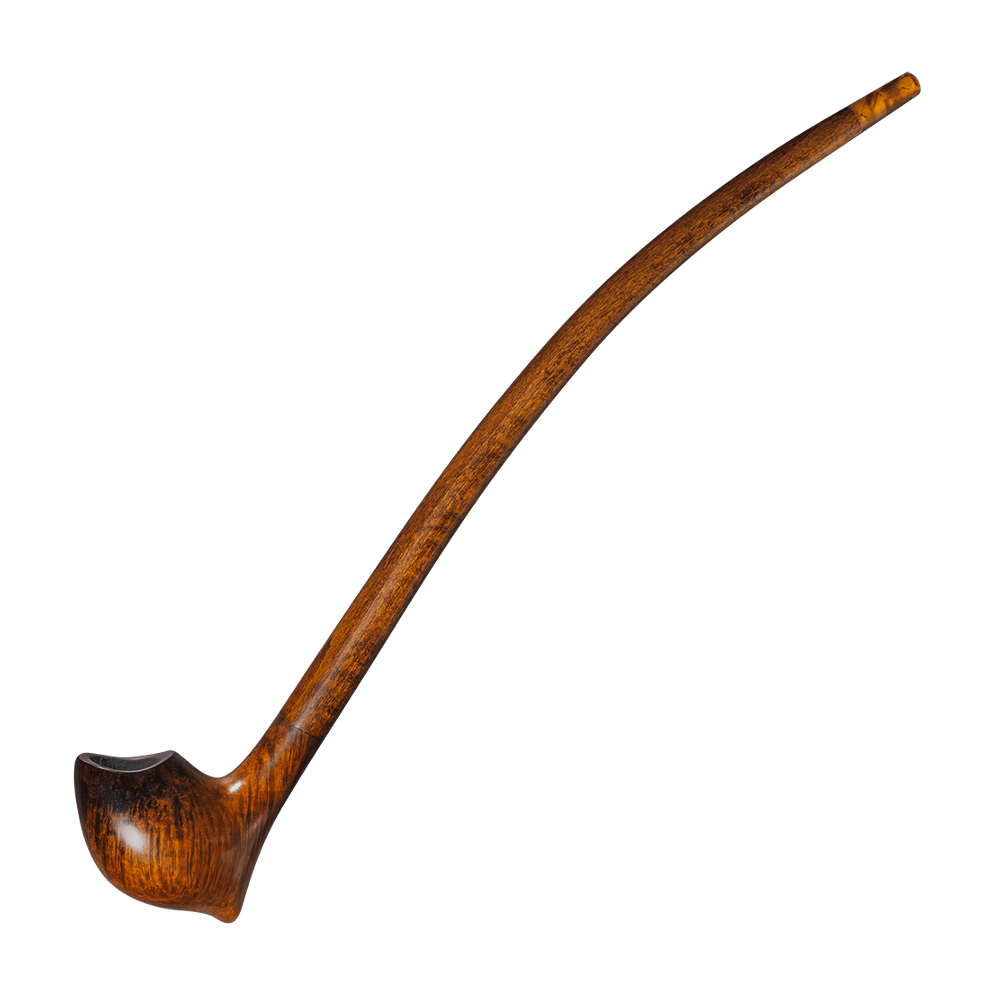 Vauen Auenland Almar Smooth Churchwarden 9mm Pipe - BRUYEREPIPES
