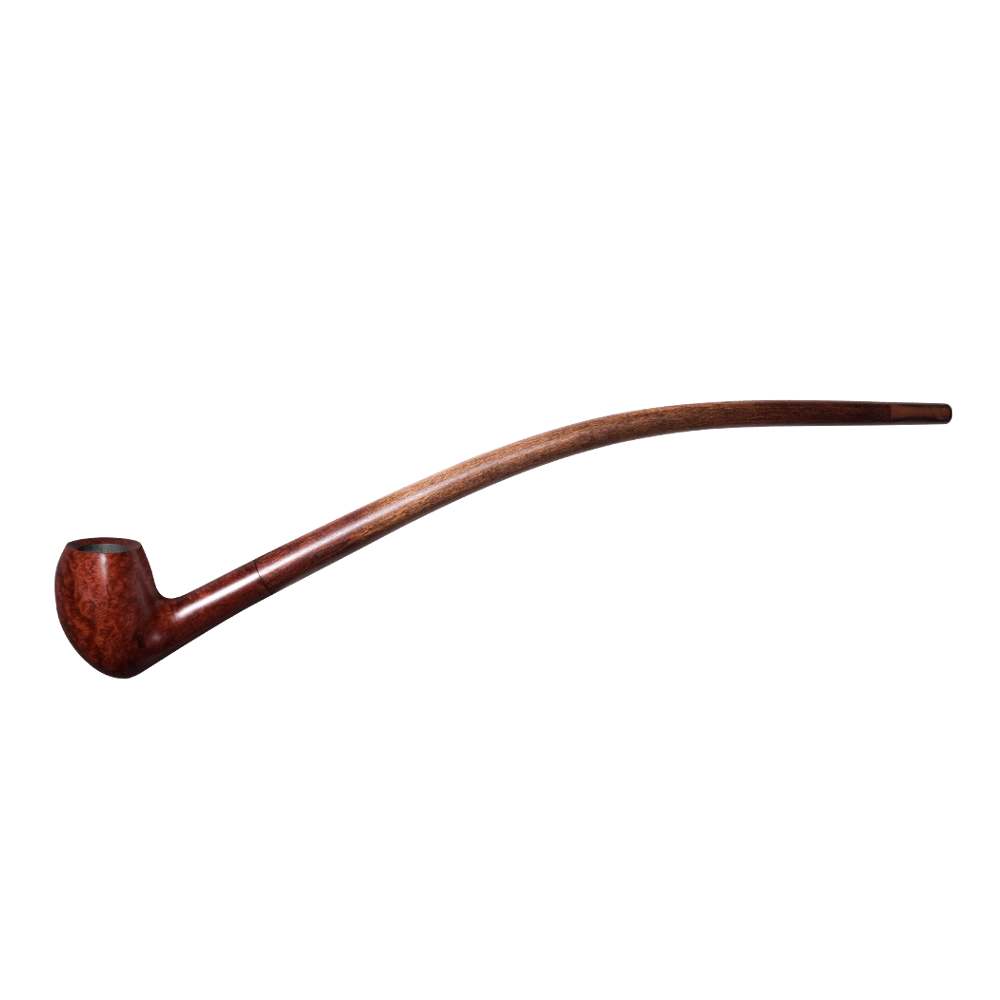 Vauen Auenland Eron Smooth Churchwarden 9mm Pipe - BRUYEREPIPES