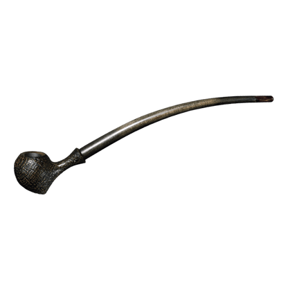 Vauen Auenland Gilg Sandblasted Churchwarden 9mm Pipe - BRUYEREPIPES