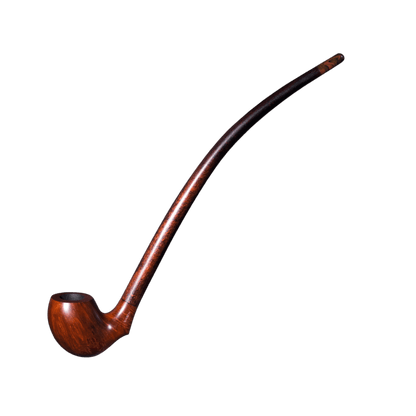 Vauen Auenland Hugg Smooth Churchwarden 9mm Pipe - BRUYEREPIPES
