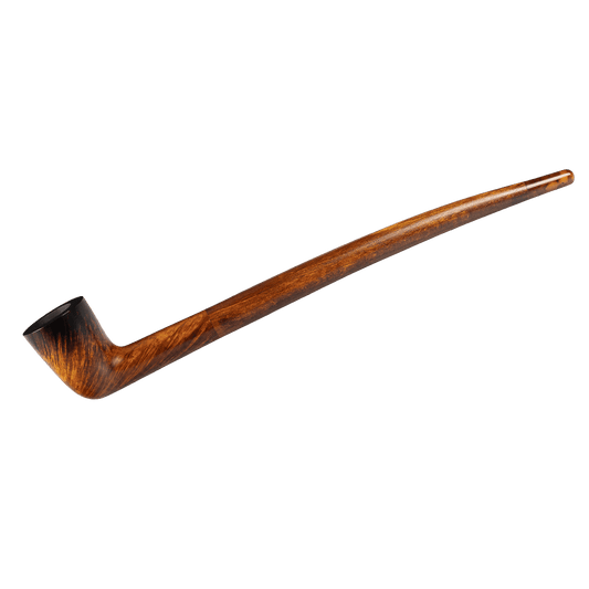 Vauen Auenland Merit Smooth Churchwarden 9mm Pipe - BRUYEREPIPES