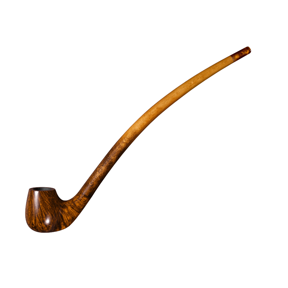 Vauen Auenland Modon Smooth Churchwarden 9mm Pipe - BRUYEREPIPES