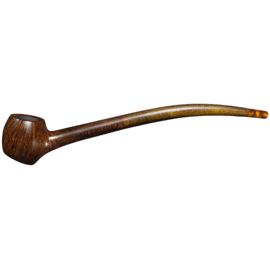 Vauen Auenland Siman Sandblasted Churchwarden 9mm Pipe - BRUYEREPIPES