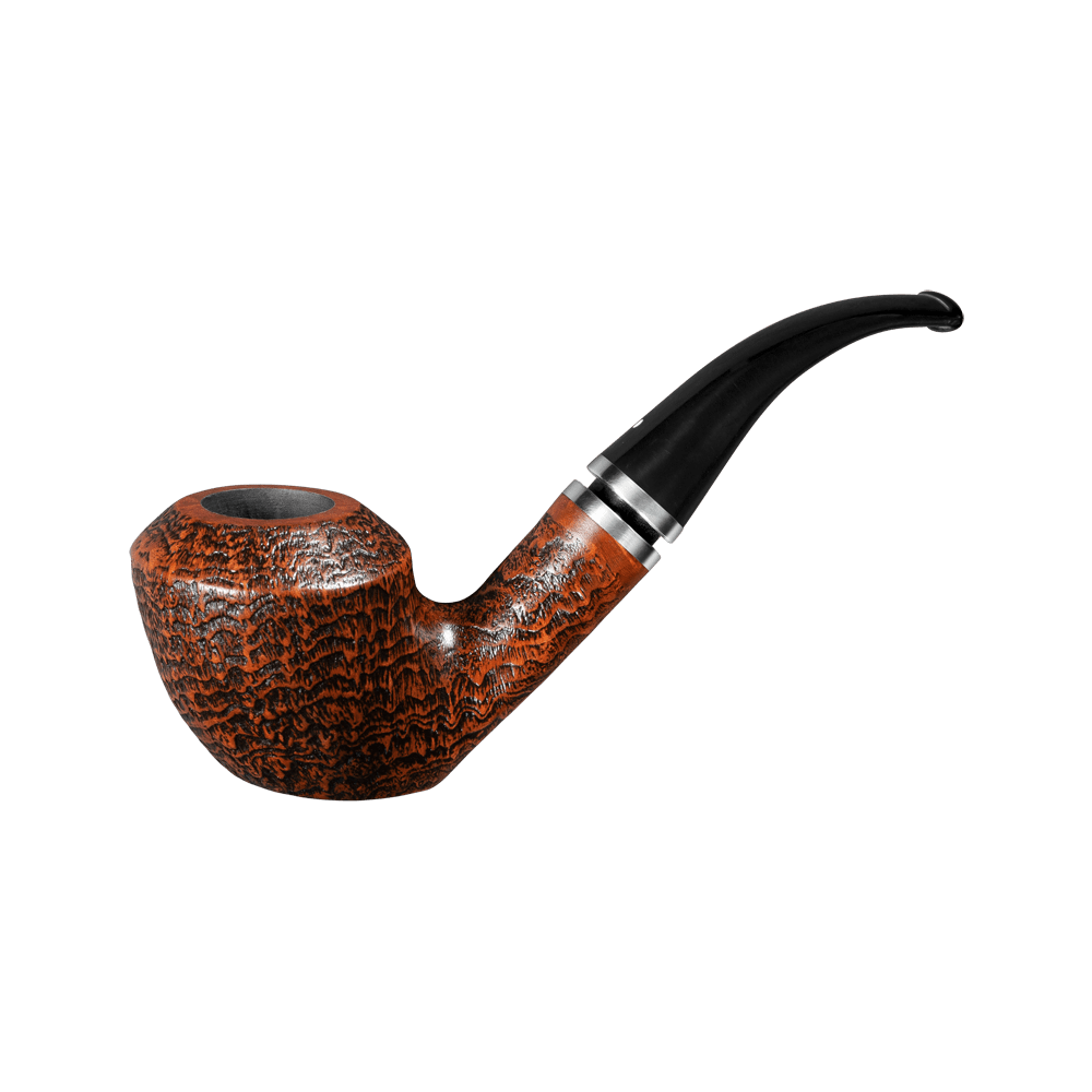 VAUEN CALETTA 535 Sandblasted 9mm Briar Pipe - BRUYEREPIPES