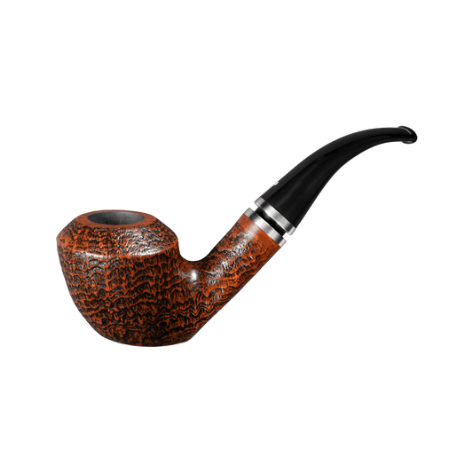 VAUEN CALETTA 535 Sandblasted 9mm Briar Pipe - BRUYEREPIPES