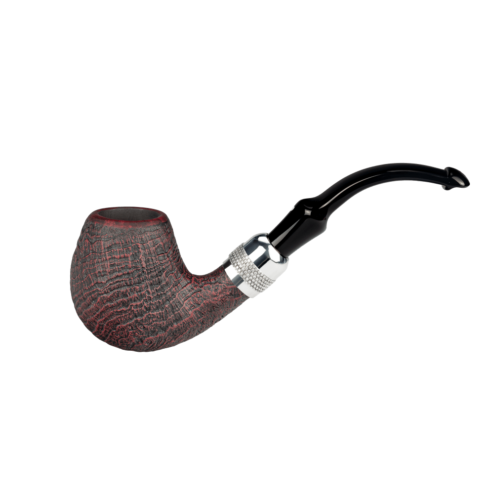 VAUEN CHIANTI 504 Sandblasted 9mm Briar Pipe - BRUYEREPIPES