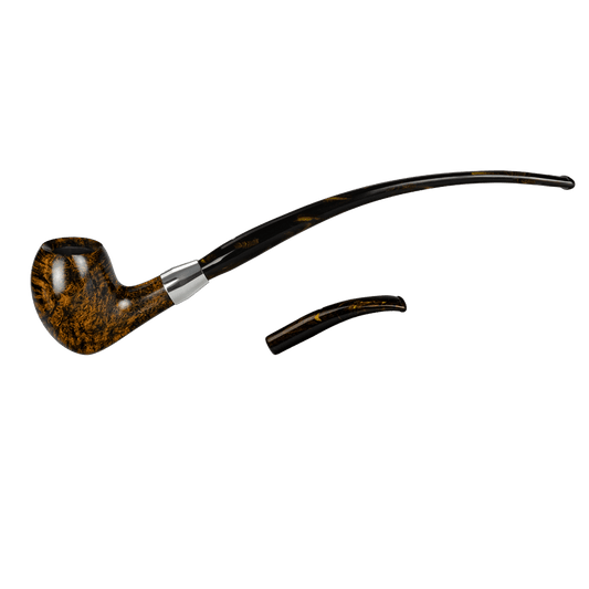 VAUEN EAMES 141 Churchwarden 9mm Briar Pipe / 2 Stems - Classic & Churchwarden - BRUYEREPIPES