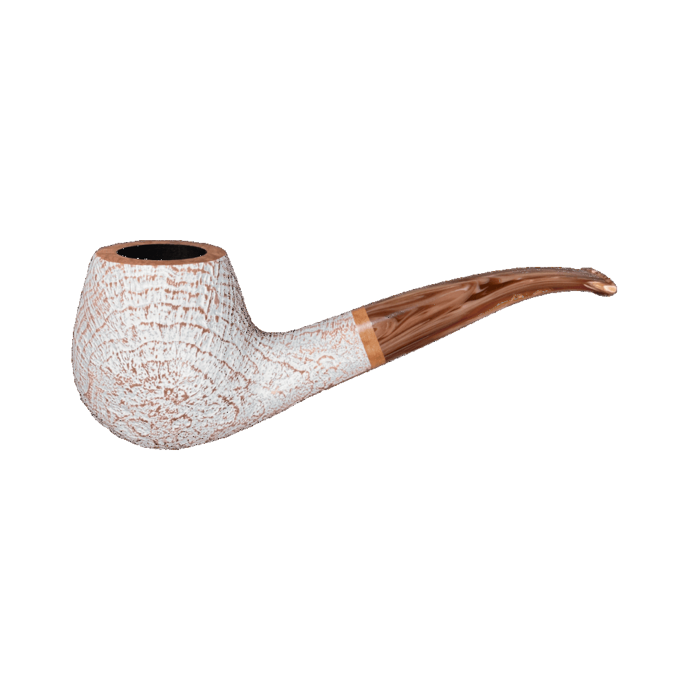VAUEN FUJI 4201 Sandblasted 9mm Briar Pipe - BRUYEREPIPES