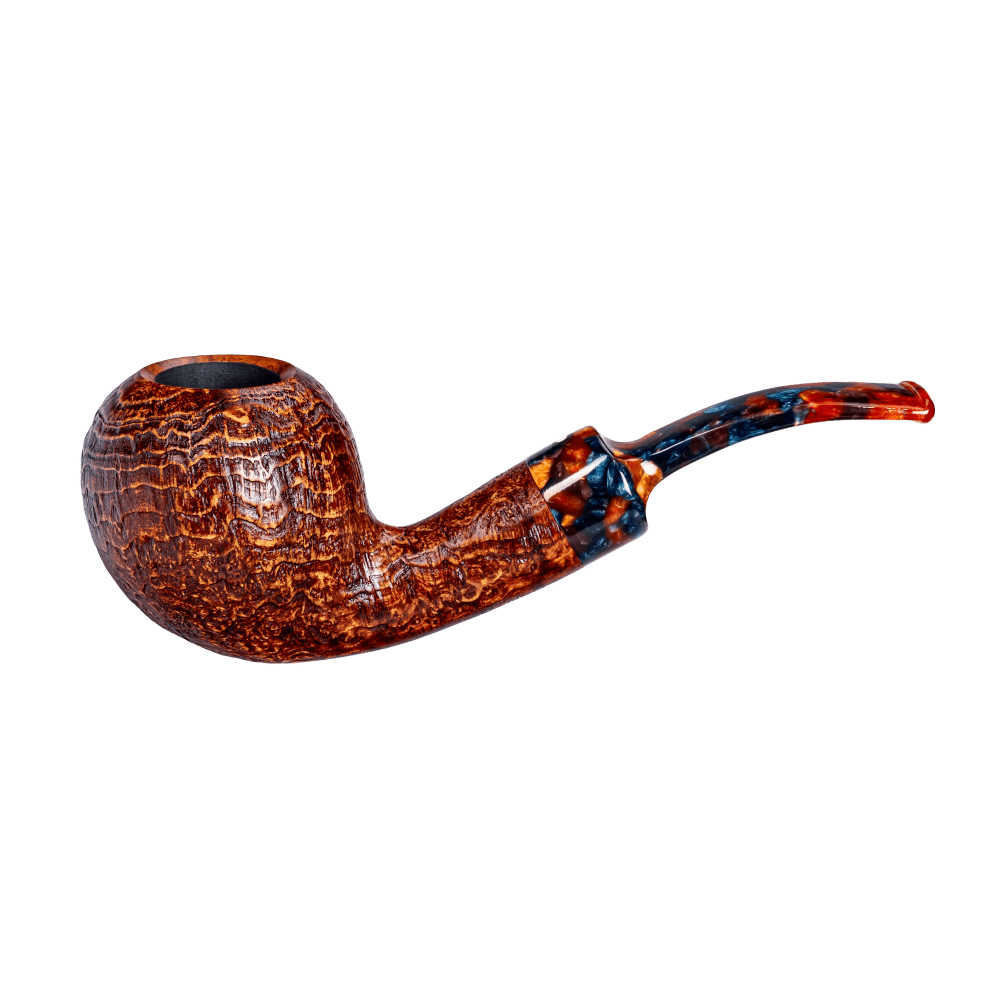 Vauen Limited Harlekin 513 Sandblasted 9mm Briar Pipe - Mein Shop