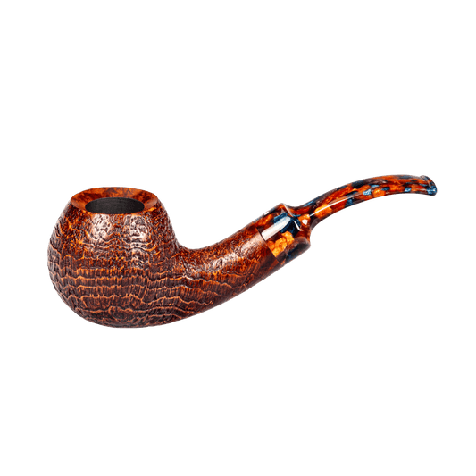 Vauen Limited Harlekin 537 Sandblasted 9mm Briar Pipe - BRUYEREPIPES